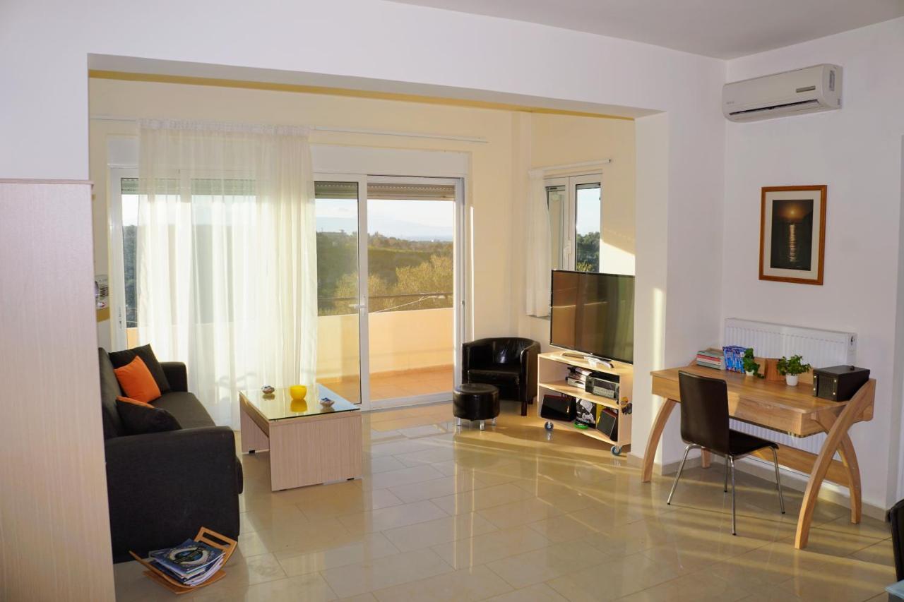 Olive Tree Hillside Apartment Stalós 외부 사진