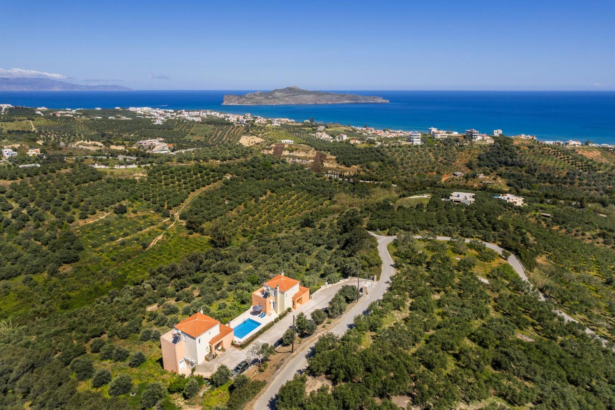 Olive Tree Hillside Apartment Stalós 외부 사진
